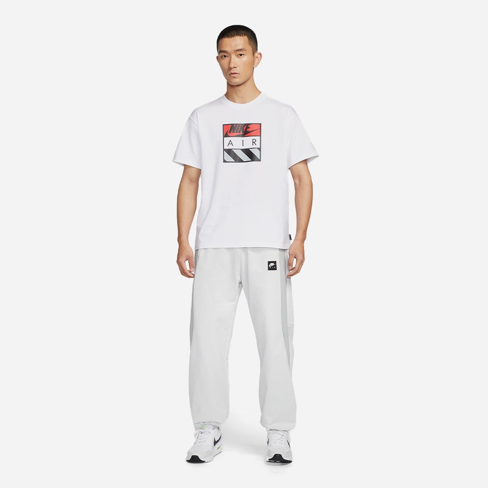 Áo Thun Tay Ngắn Nam Nike M90 Air - Trắng - Supersports Vietnam
