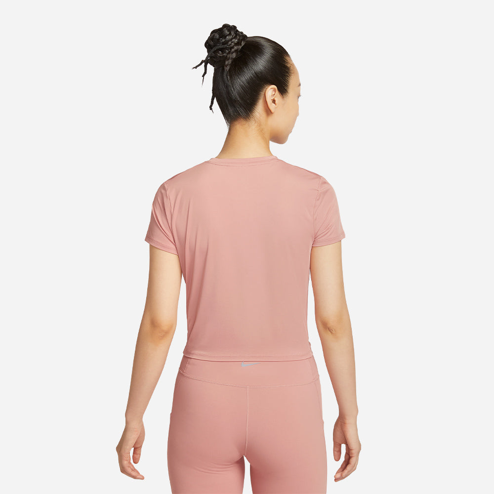 Áo Thun Nữ Nike One Classic Twist Short-Sleeve - Hồng - Supersports Vietnam