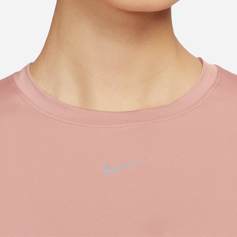 Áo Thun Nữ Nike One Classic Twist Short-Sleeve - Hồng - Supersports Vietnam