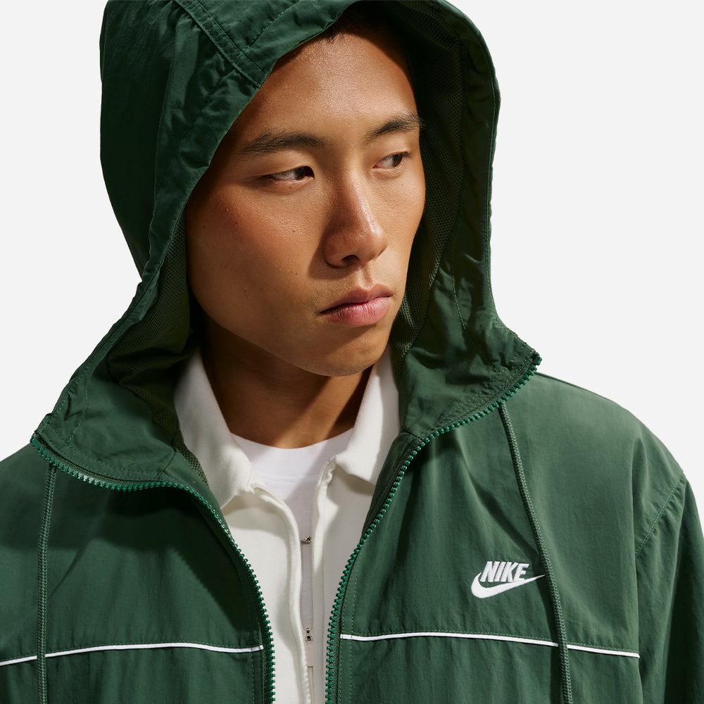 Áo Khoác Nam Nike Club Athlete Hooded - Xanh Lá - Supersports Vietnam