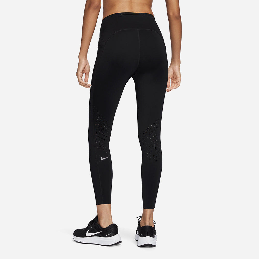 Quần Bó Thể Thao Nữ Nike Swift High-Waisted Running 7/8 - Đen - Supersports Vietnam