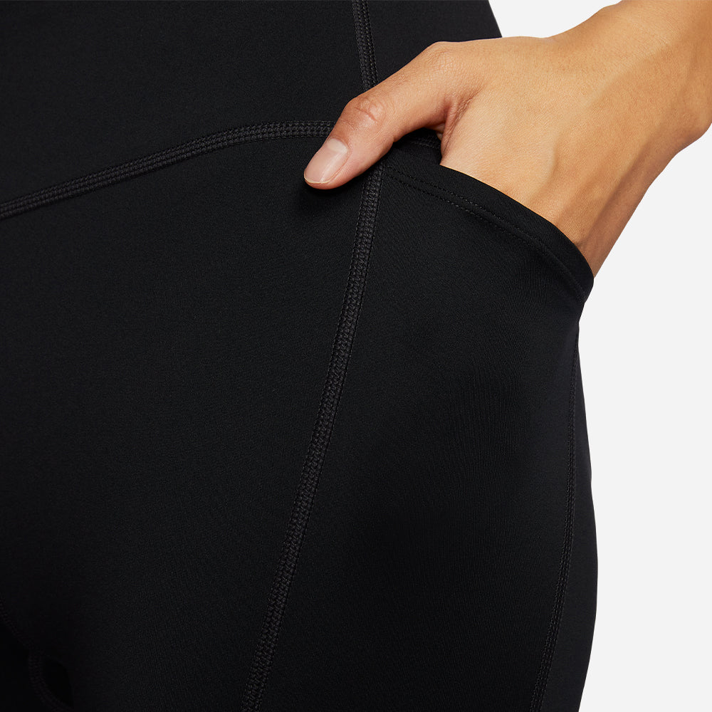 Quần Bó Thể Thao Nữ Nike Swift High-Waisted Running 7/8 - Đen - Supersports Vietnam