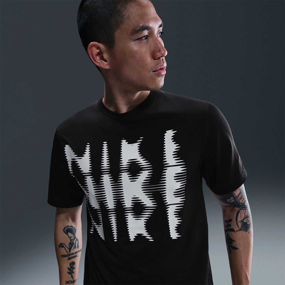Áo Thun Nam Nike Dri-Fit Uv Hyverse Ss Swoos - Đen - Supersports Vietnam