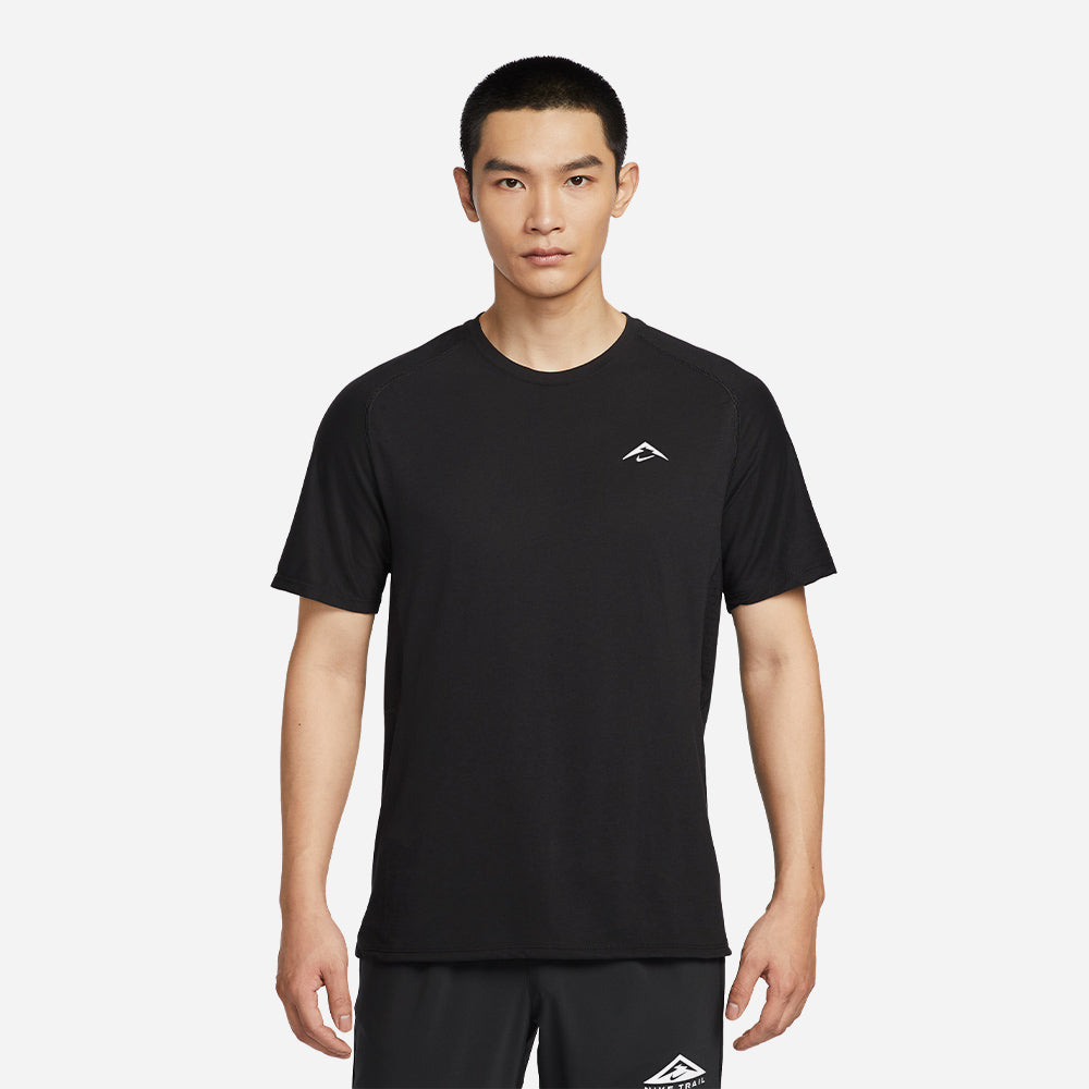 Áo Thun Nam Nike Dri-Fit Adv Trail Solar Chase Short-Sleeve - Đen - Supersports Vietnam