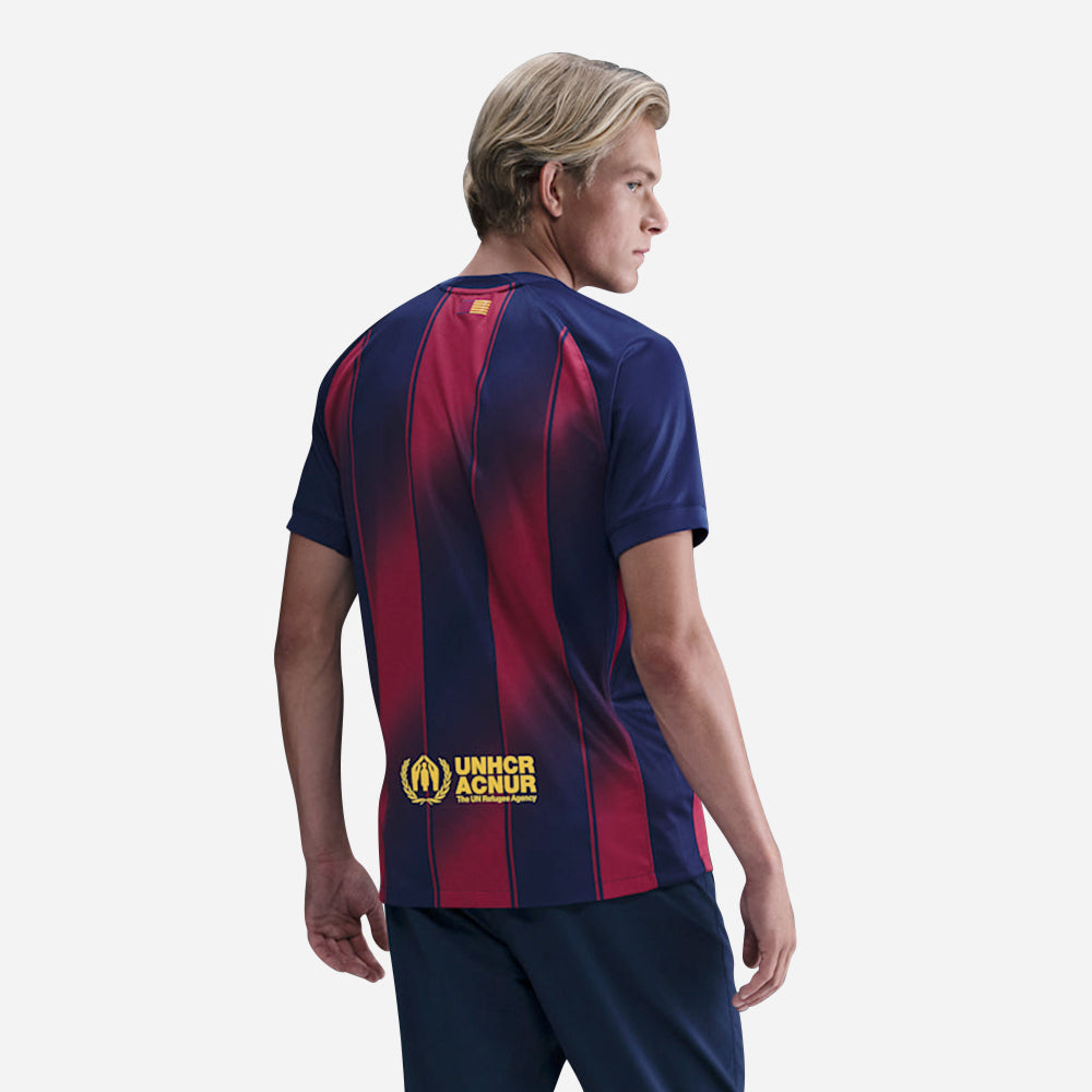 Áo Đá Bóng Sân Nhà Nam Nike Fc Barcelona 2025/26 - Xanh Navy - Supersports Vietnam
