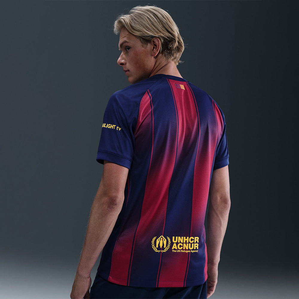 Áo Đá Bóng Sân Nhà Nam Nike Fc Barcelona 2025/26 - Xanh Navy - Supersports Vietnam