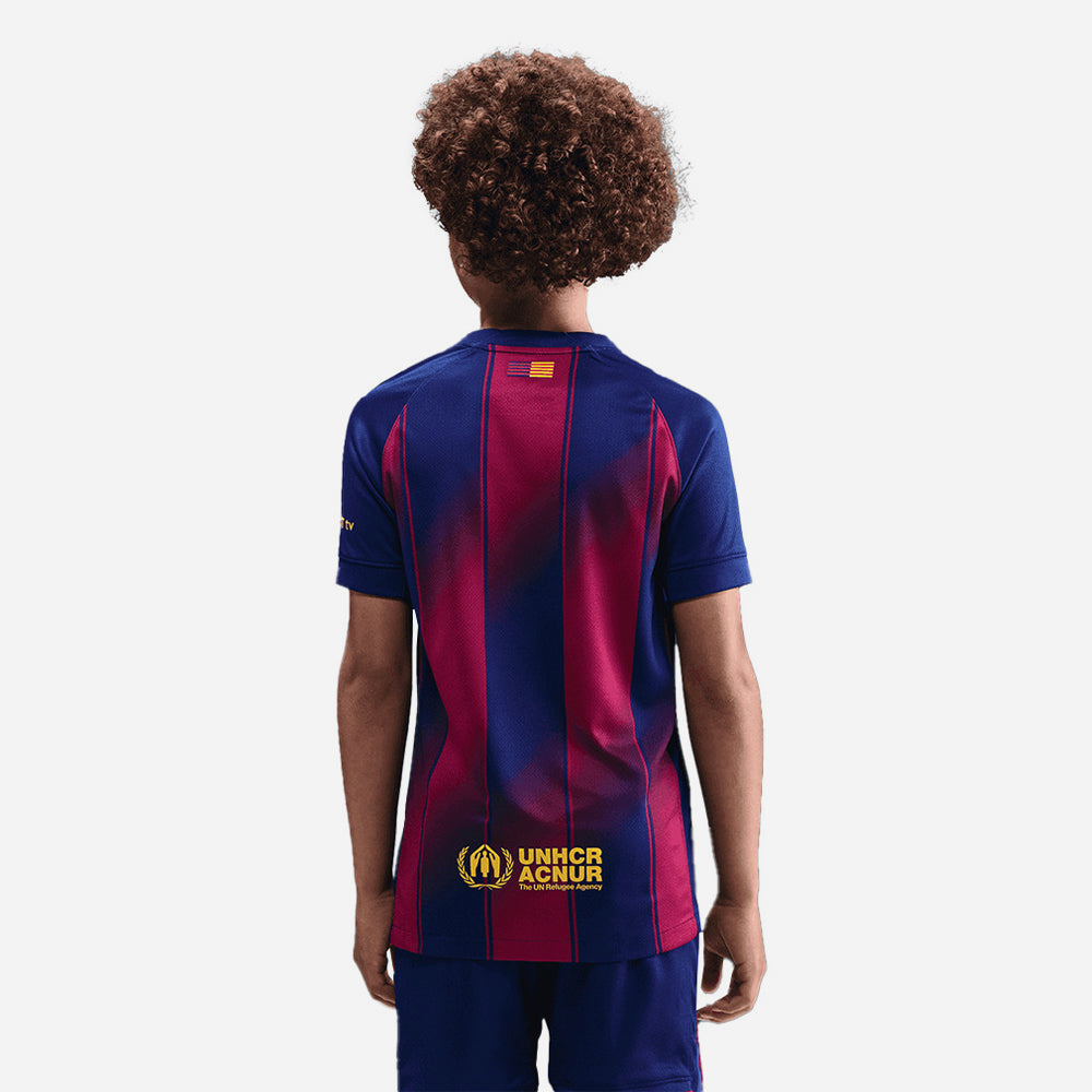 Áo Đá Bóng Sân Nhà Trẻ Em Nike Fc Barcelona 2025/26 - Xanh Navy - Supersports Vietnam