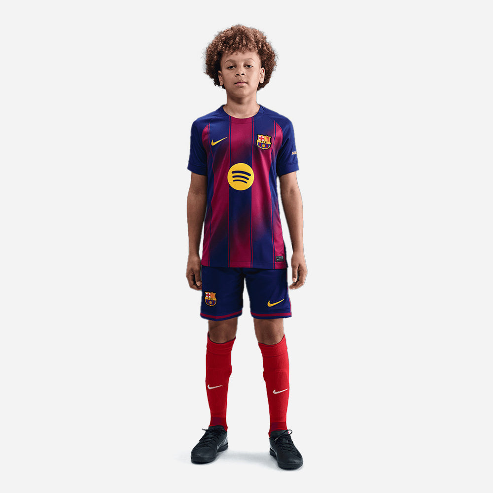 Áo Đá Bóng Sân Nhà Trẻ Em Nike Fc Barcelona 2025/26 - Xanh Navy - Supersports Vietnam