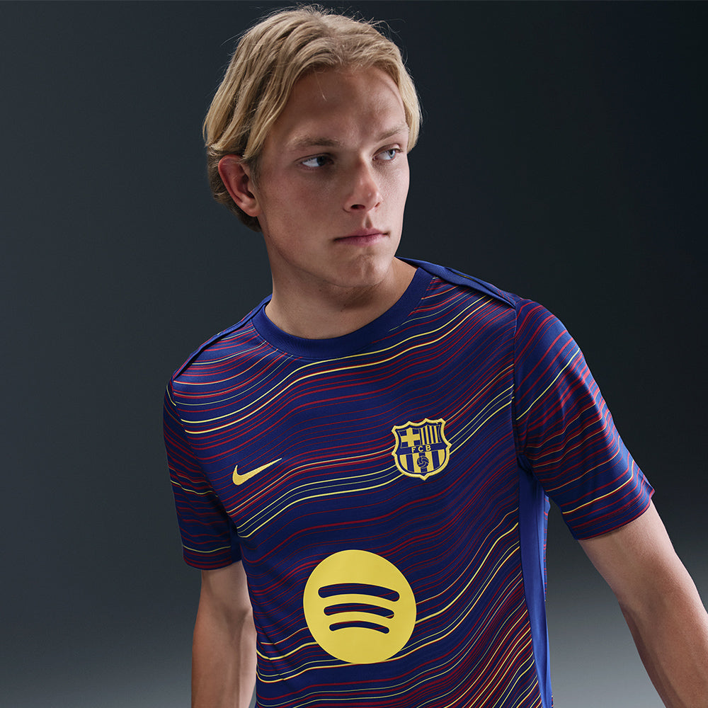 Áo Đá Bóng Nam Nike F.C. Barcelona Academy Pro Sân Nhà Pre-Match - Supersports Vietnam