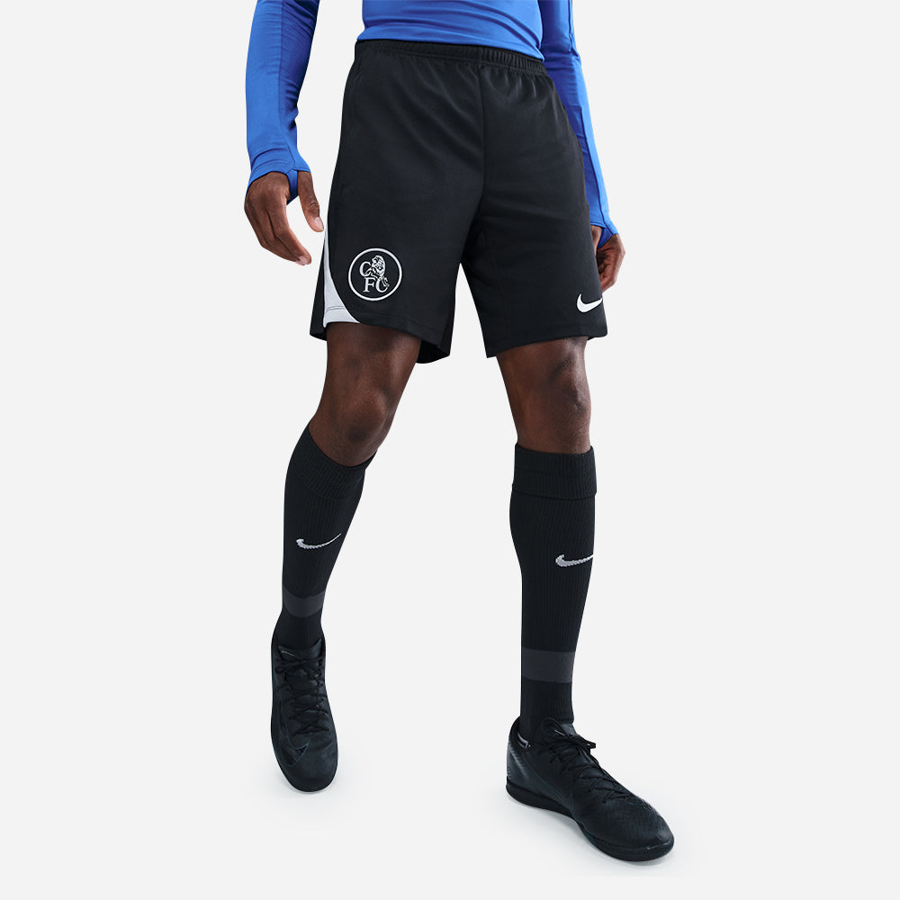 Quần Ngắn Thể Thao Nam Nike Chelsea F.C. Strike Dri-Fit Total 90 Knit - Đen - Supersports Vietnam
