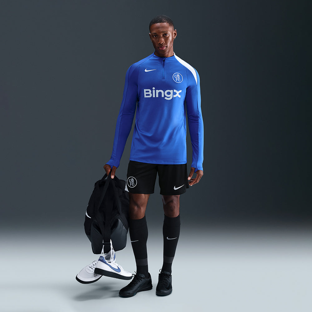 Quần Ngắn Thể Thao Nam Nike Chelsea F.C. Strike Dri-Fit Total 90 Knit - Đen - Supersports Vietnam
