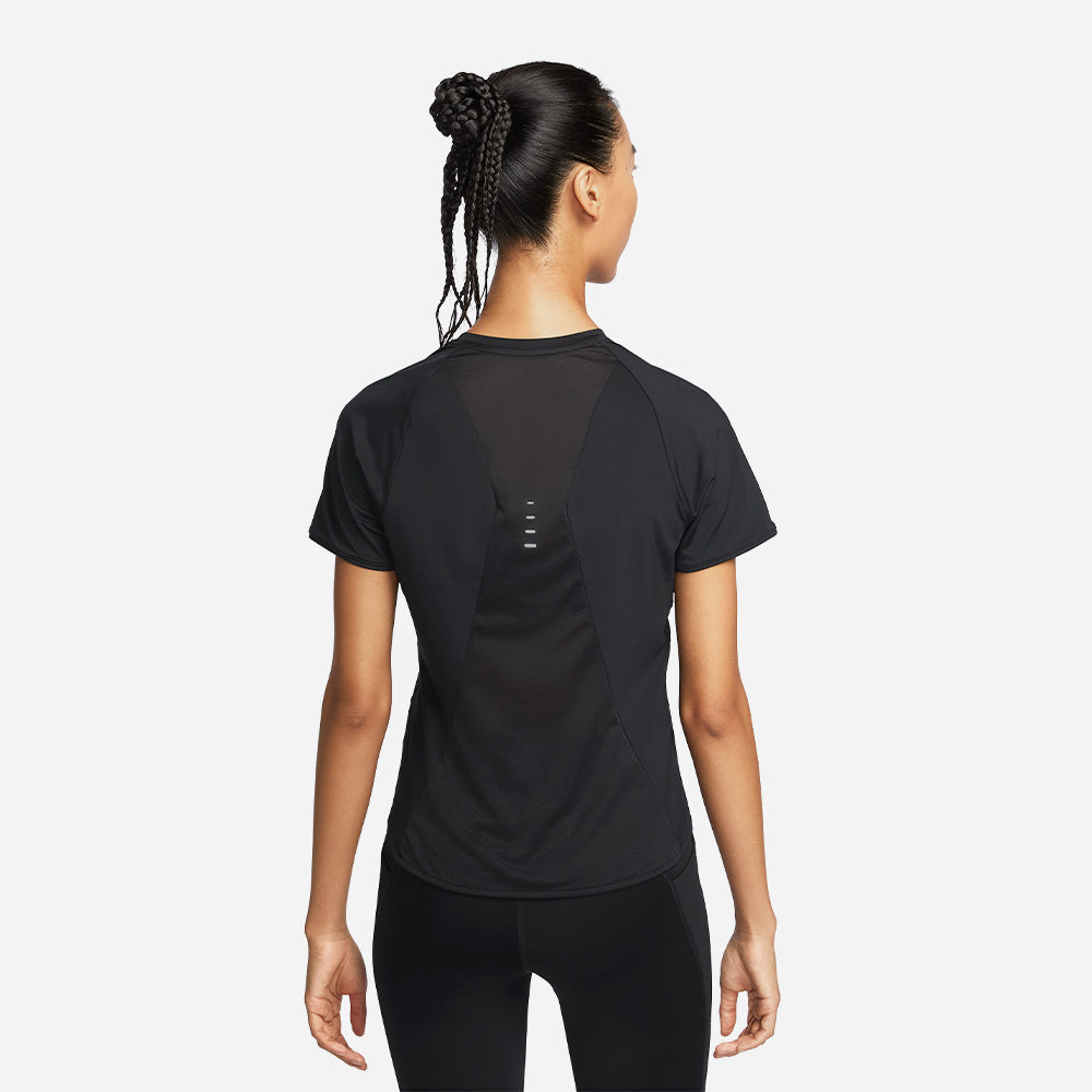Áo Thun Nữ Nike Swift Dri-Fit Short-Sleeve - Đen - Supersports Vietnam