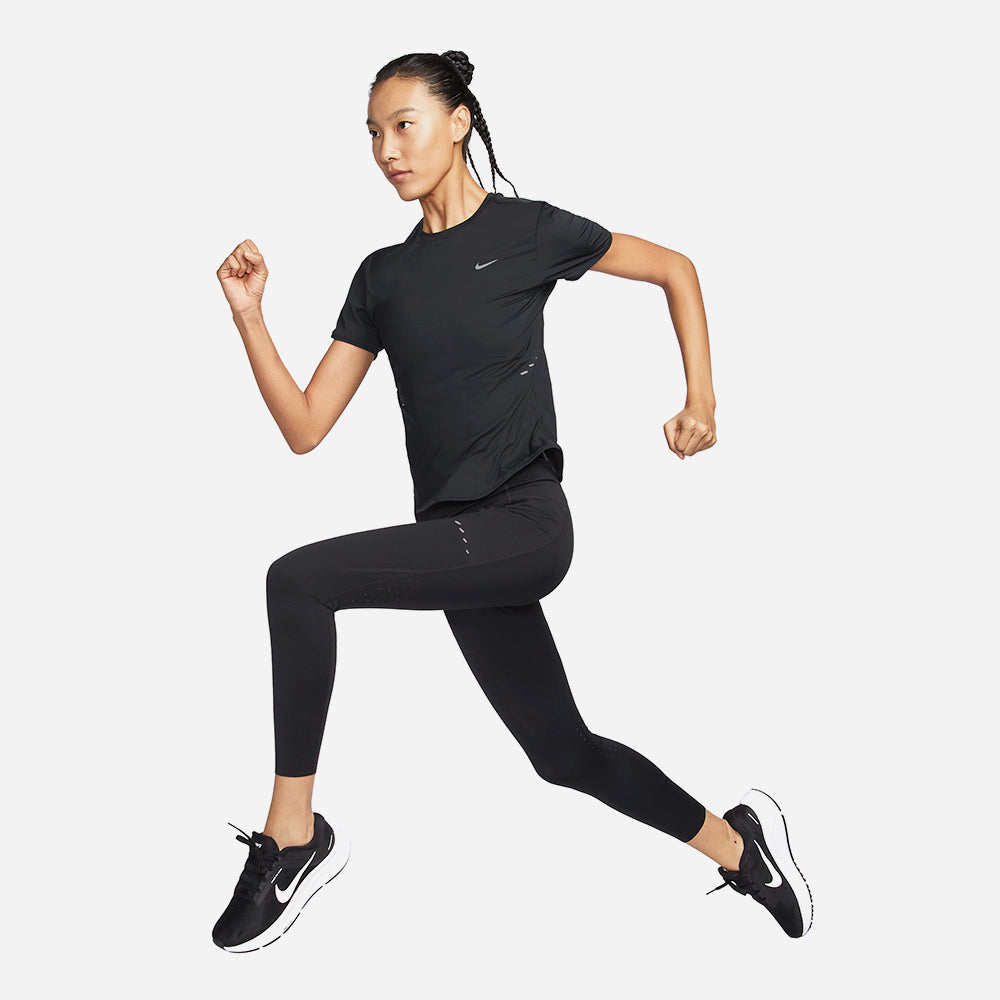 Áo Thun Nữ Nike Swift Dri-Fit Short-Sleeve - Đen - Supersports Vietnam