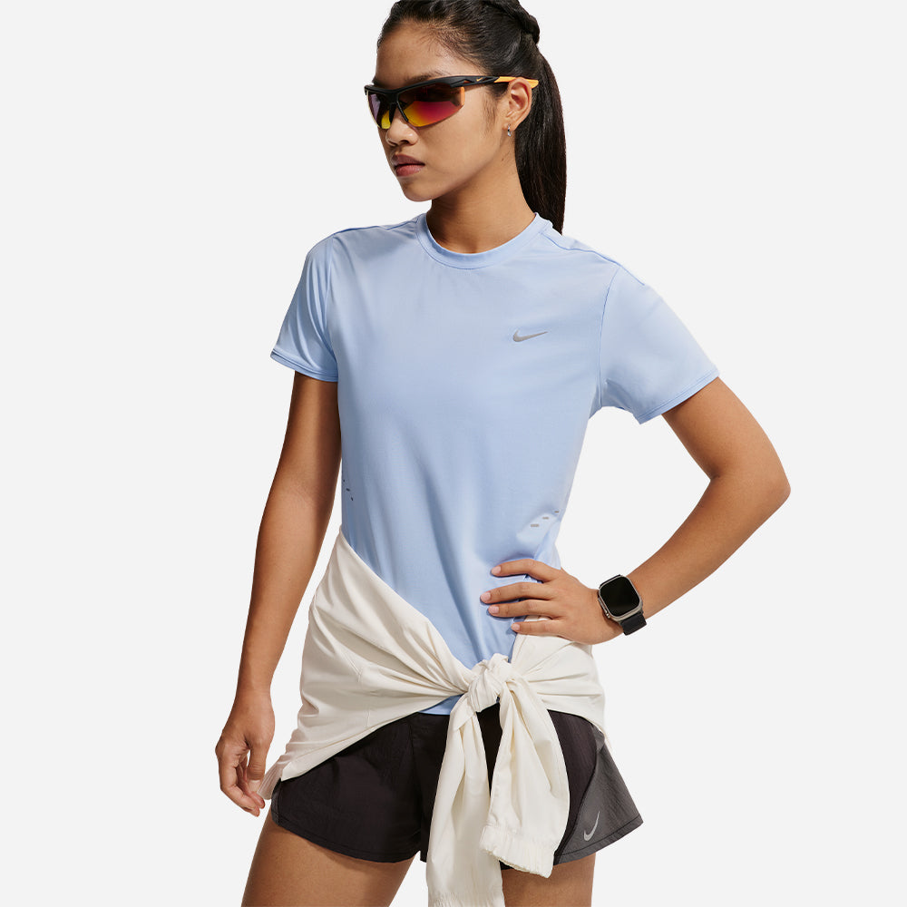 Áo Thun Nữ Nike Swift Dri-Fit Short-Sleeve Running - Xanh Dương - Supersports Vietnam