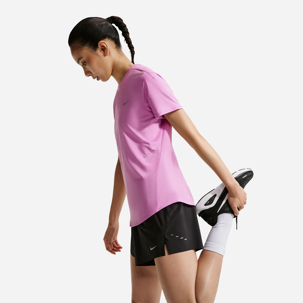 Áo Thun Nữ Nike Swift Dri-Fit Short-Sleeve Running - Hồng - Supersports Vietnam