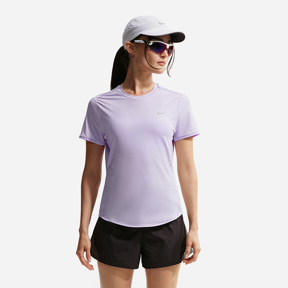 Áo Thun Nữ Nike Swift Dri-Fit Short-Sleeve Running - Tím - Supersports Vietnam