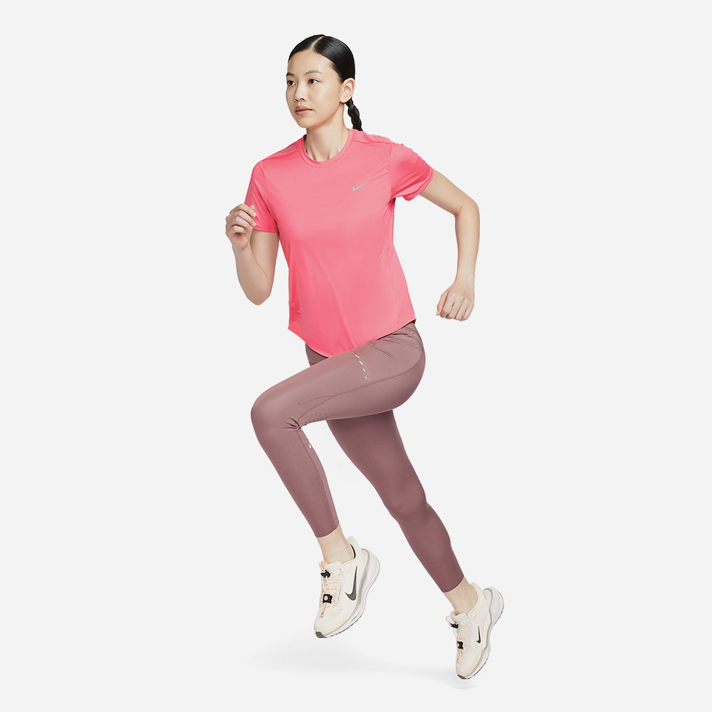Áo Thun Nữ Nike Swift Dri-Fit Short-Sleeve Running - Hồng - Supersports Vietnam