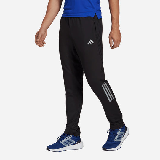 Men's Adidas Own The Run Astro Knit Pants - Black