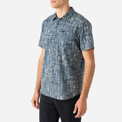 Men's O'Neill Trvlr Upf Traverse Hawaii  Shirt - Navy