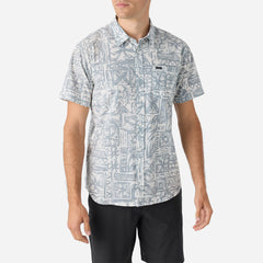 Men's O'Neill Trvlr Upf Traverse Hawaii Shirt - Gray