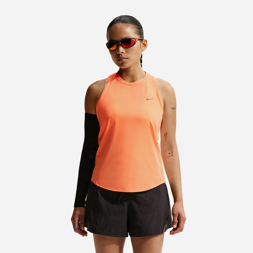Áo Ba Lỗ Nữ Nike Swift Dri-Fit - Cam - Supersports Vietnam