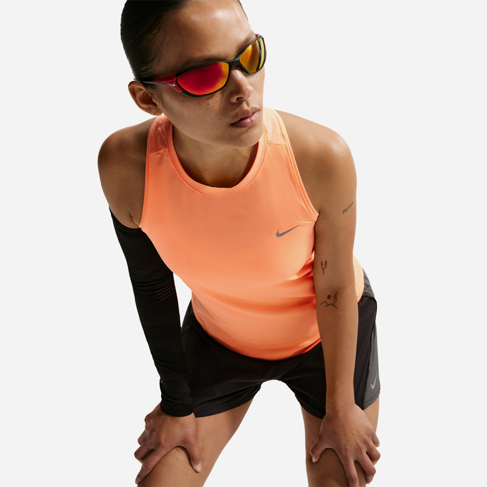 Áo Ba Lỗ Nữ Nike Swift Dri-Fit - Cam - Supersports Vietnam