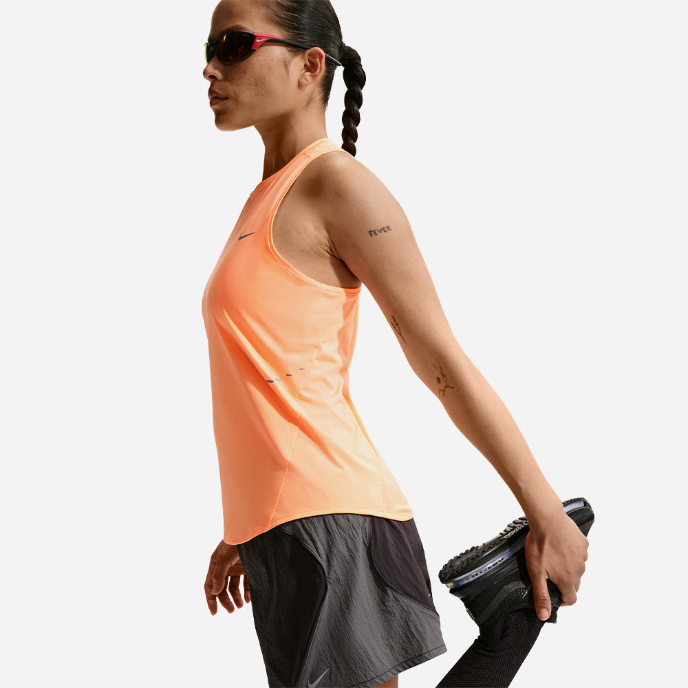 Áo Ba Lỗ Nữ Nike Swift Dri-Fit - Cam - Supersports Vietnam