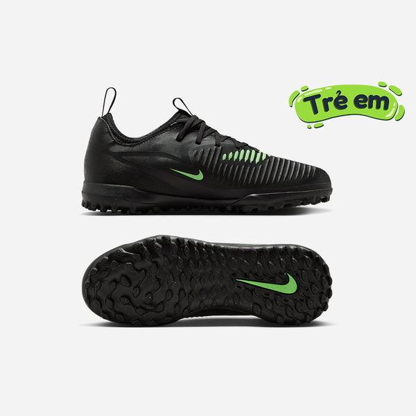 Giày Đá Bóng Sân Cỏ Nhân Tạo Trẻ Em Nike Jr. Phantom 6 Low Academy - Đen - Supersports Vietnam