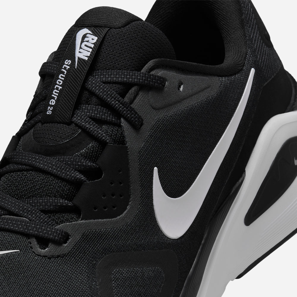Giày Chạy Bộ Nam Nike Structure 26 Wide - Đen - Supersports Vietnam