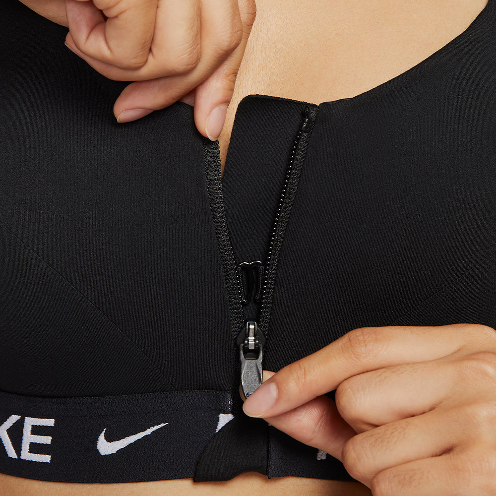 Áo Bra Thể Thao Nữ Nike Indy High-Support Zip - Đen - Supersports Vietnam