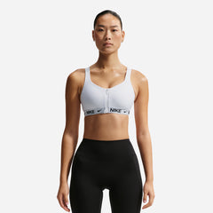Áo Bra Thể Thao Nữ Nike Indy High-Support Padded Front-Zip - Trắng - Supersports Vietnam
