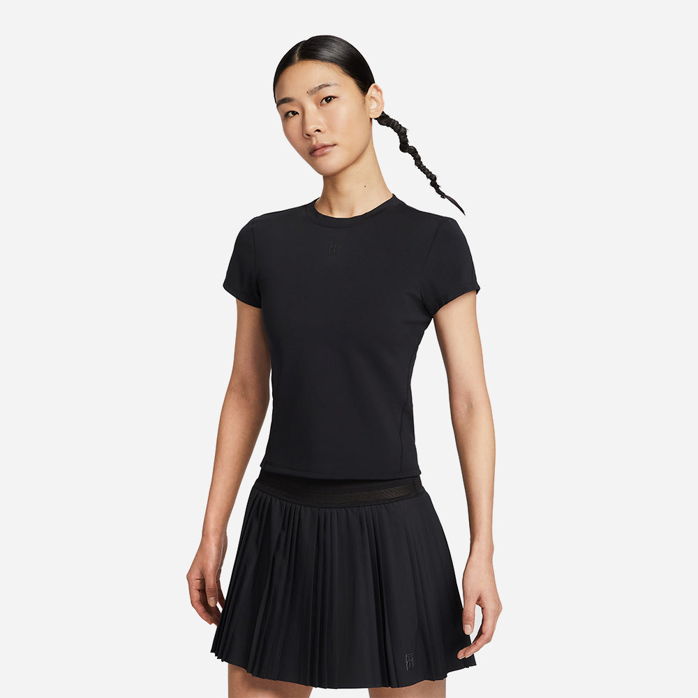 Áo Thun Tennis Nữ Nike Court Advantage Dri-Fit Short-Sleeve - Đen - Supersports Vietnam