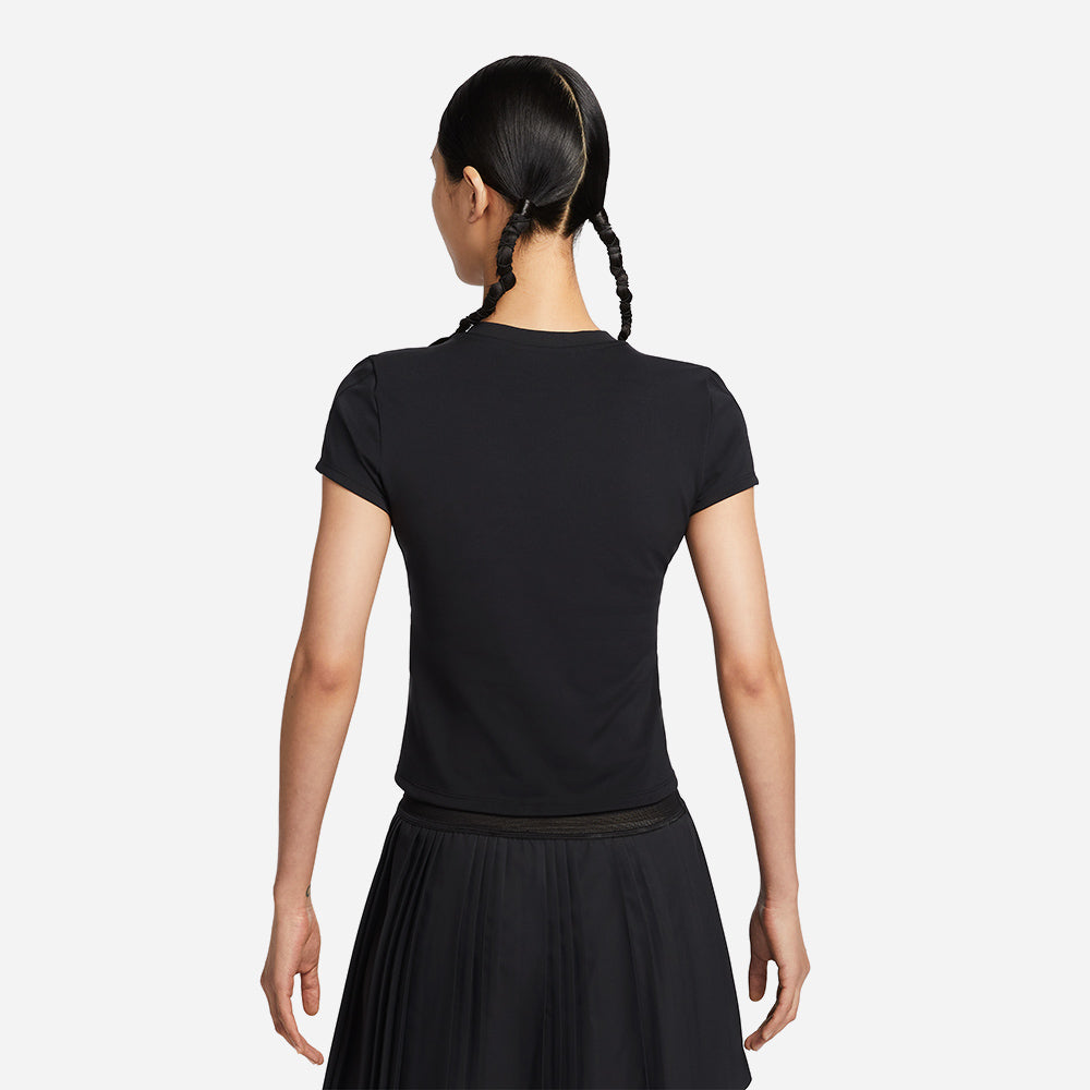 Áo Thun Tennis Nữ Nike Court Advantage Dri-Fit Short-Sleeve - Đen - Supersports Vietnam