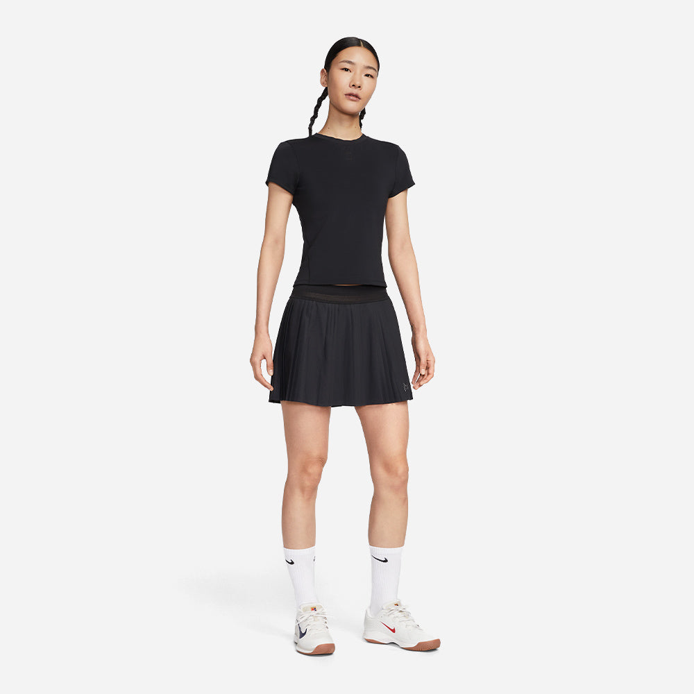 Áo Thun Tennis Nữ Nike Court Advantage Dri-Fit Short-Sleeve - Đen - Supersports Vietnam