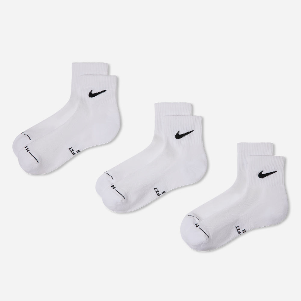 Vớ Thể Thao Nike Everyday Elevated - 3 Pairs - Trắng - Supersports Vietnam