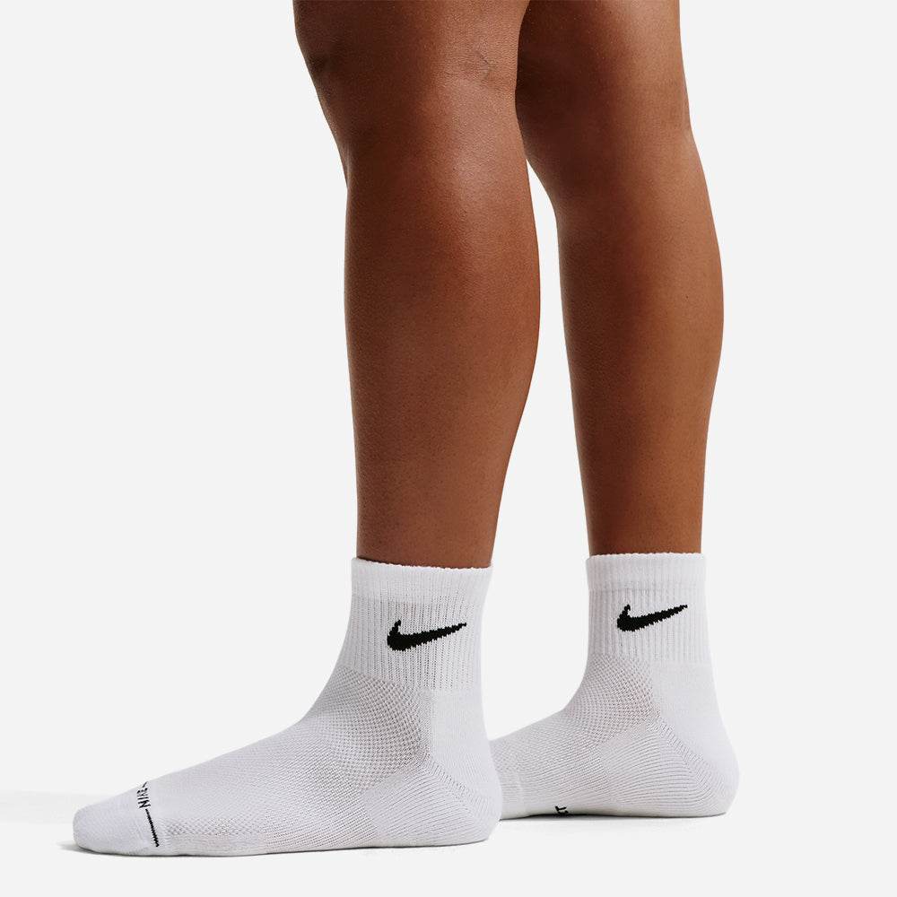 Vớ Thể Thao Nike Everyday Elevated - 3 Pairs - Trắng - Supersports Vietnam