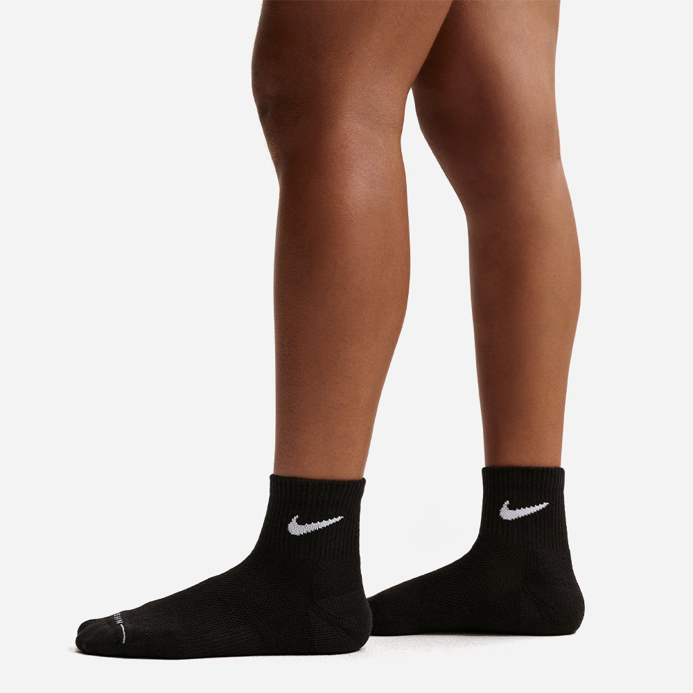 Vớ Thể Thao Nike Everyday Elevated - 3 Pairs - Đen - Supersports Vietnam