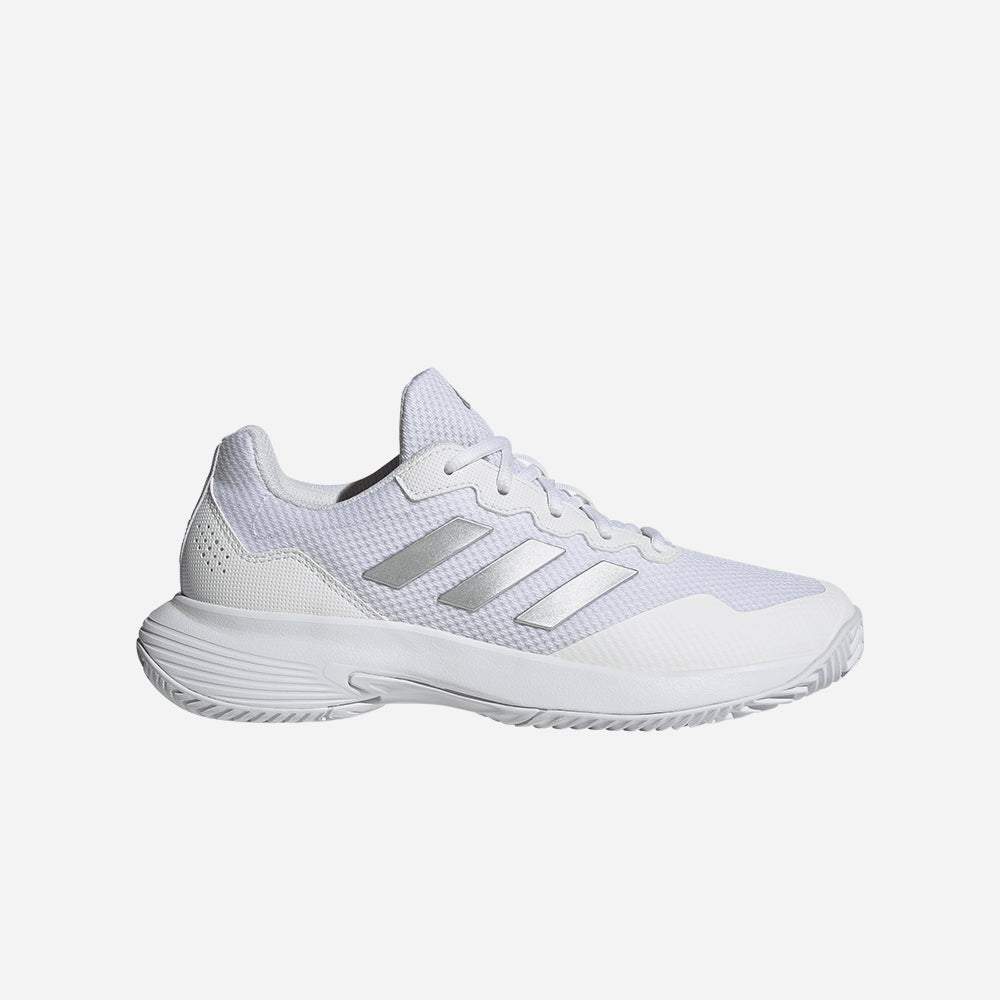 Giày Tennis Nữ Adidas Gamecourt 2.0 - Trắng - Supersports Vietnam