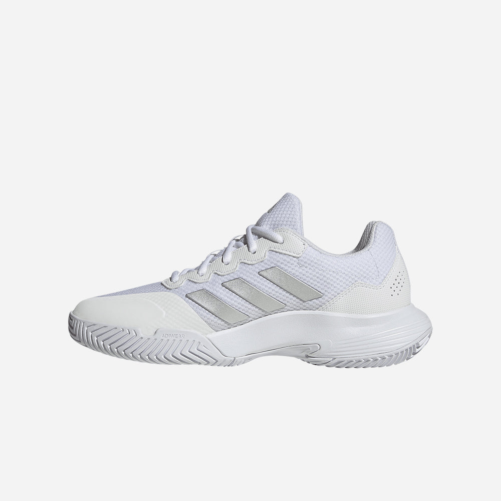 Giày Tennis Nữ Adidas Gamecourt 2.0 - Trắng - Supersports Vietnam
