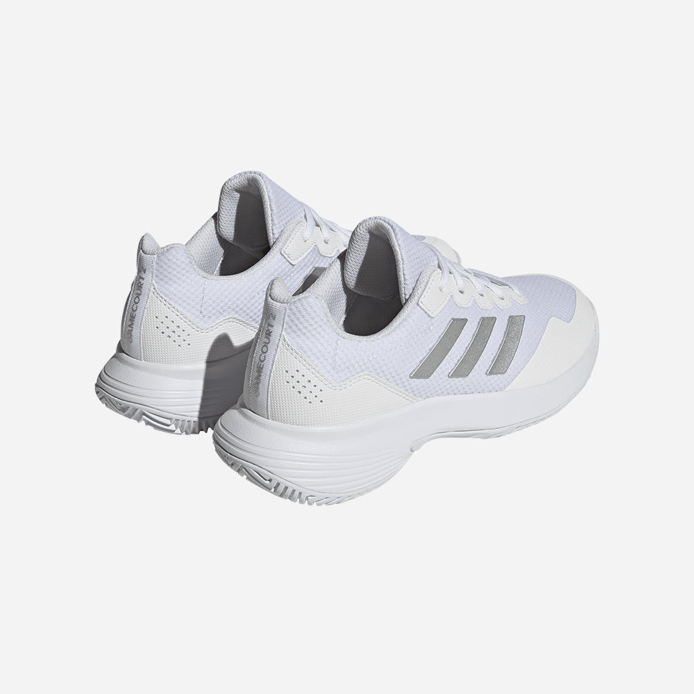 Giày Tennis Nữ Adidas Gamecourt 2.0 - Trắng - Supersports Vietnam