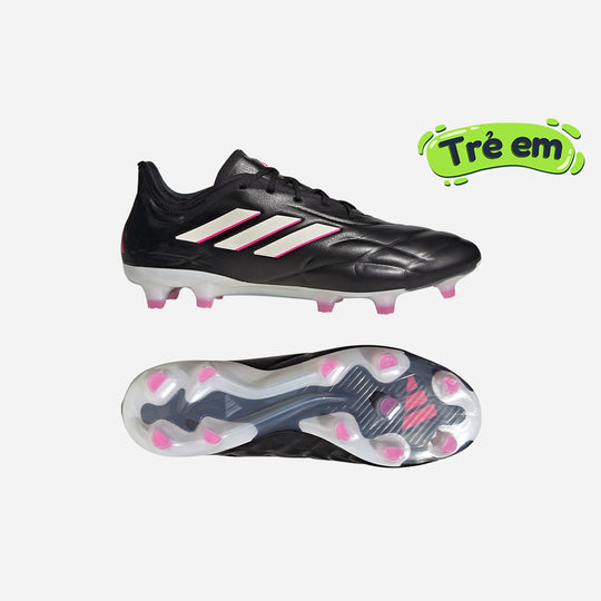 Kids' Adidas Copa Pure.1 Firm Ground Football Boots - Black
