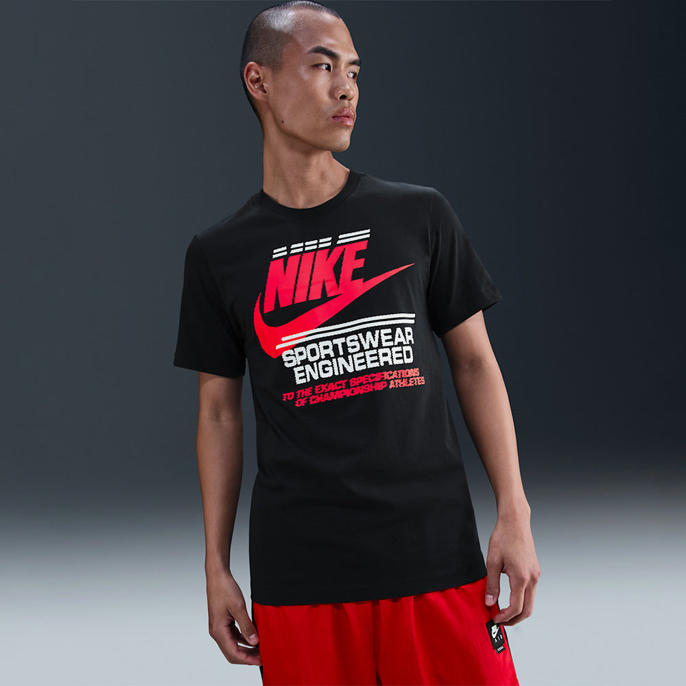 Áo Thun Nam Nike Sportswear 6Mo Futura - Đen - Supersports Vietnam