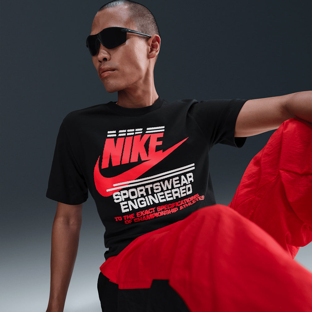 Áo Thun Nam Nike Sportswear 6Mo Futura - Đen - Supersports Vietnam