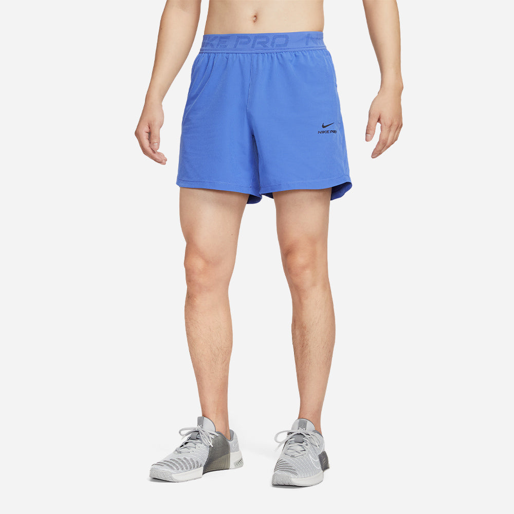 Quần Ngắn Thể Thao Nam Nike Pro Training Dri-Fit 6 Inch - Xanh Dương - Supersports Vietnam