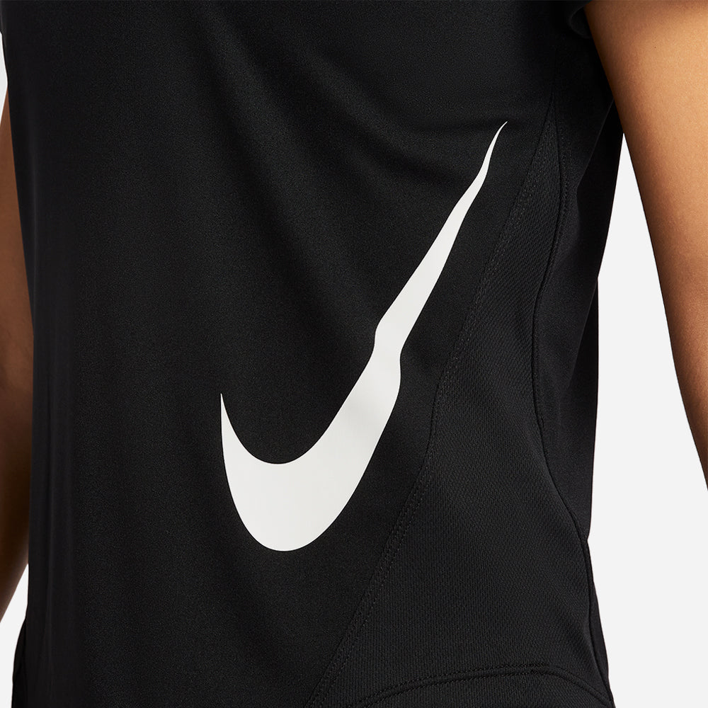 Áo Thun Nữ Nike Tempo Swoosh Hbr Dri-Fit Short-Sleeve - Đen - Supersports Vietnam