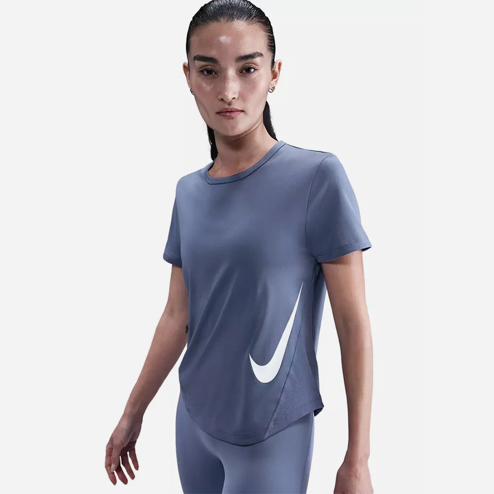 Áo Thun Nữ Nike Tempo Swoosh Run Dri-Fit Short-Sleeve - Tím - Supersports Vietnam