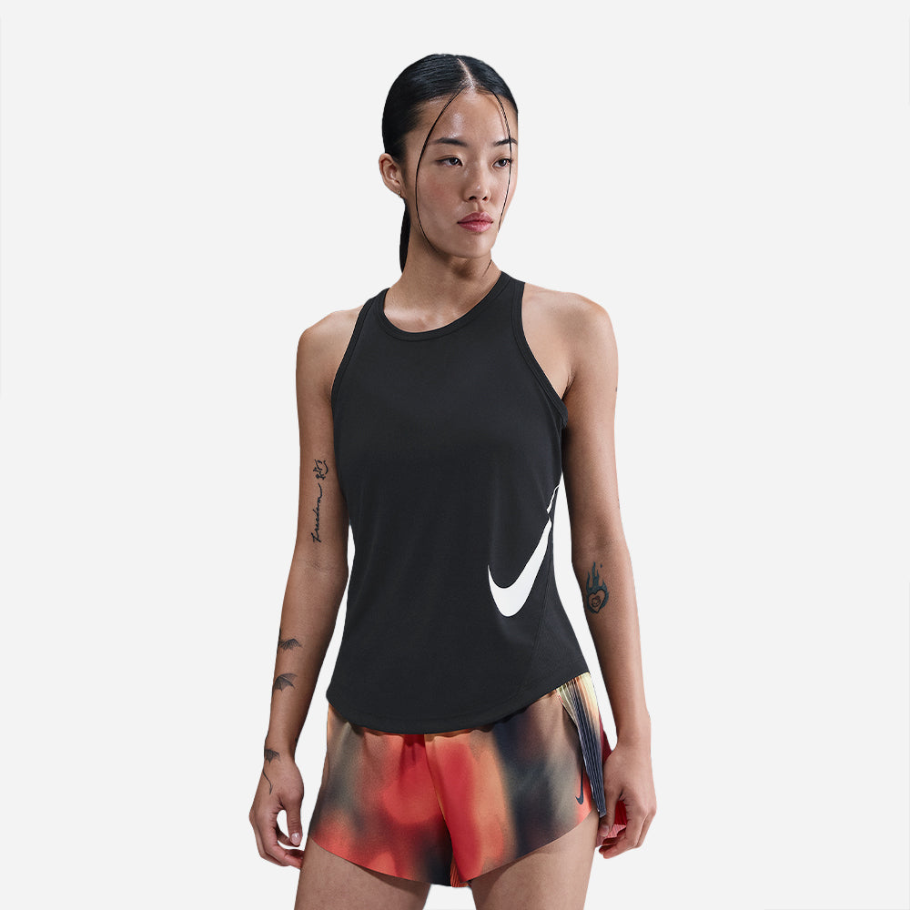 Áo Ba Lỗ Nữ Nike Tempo Swoosh Hbr Dri-Fit - Đen - Supersports Vietnam