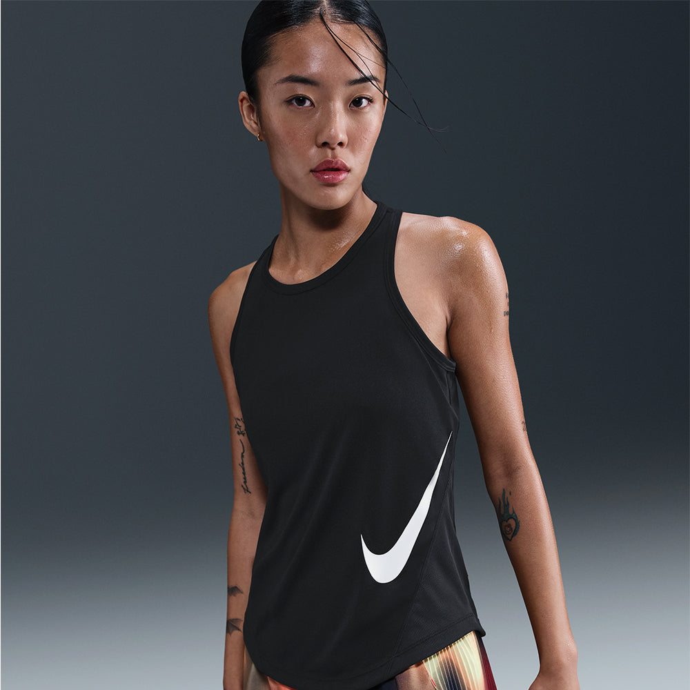 Áo Ba Lỗ Nữ Nike Tempo Swoosh Hbr Dri-Fit - Đen - Supersports Vietnam