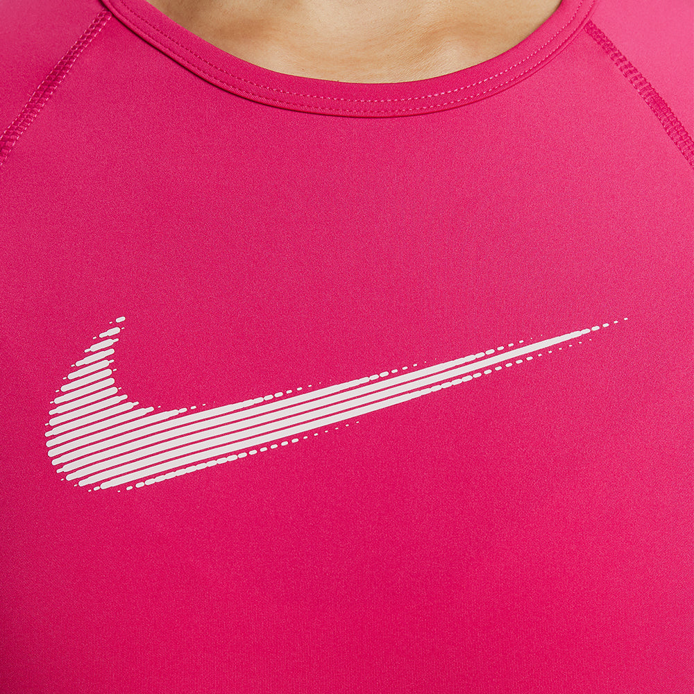 Áo Crop-Top Nữ Nike Pro Dri-Fit Short-Sleeve Graphic - Hồng - Supersports Vietnam