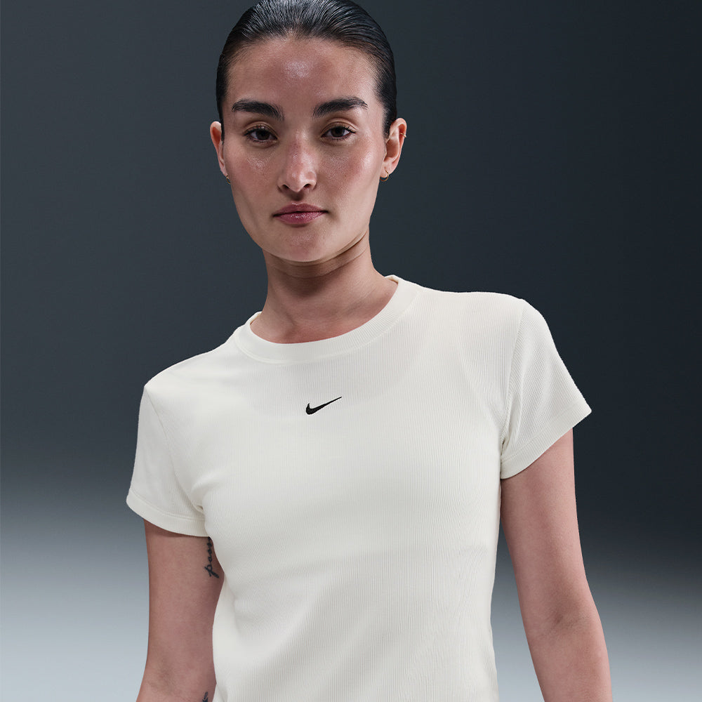 Áo Thun Nữ Nike Sportswear Tight Ribbed Short-Sleeve